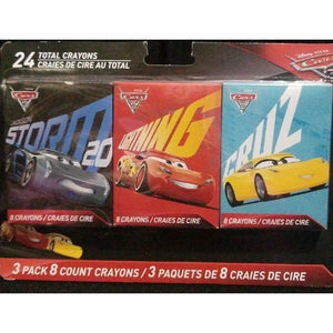 Brand New Cars Crayons 3 Packs 24-count Crayons for Kids