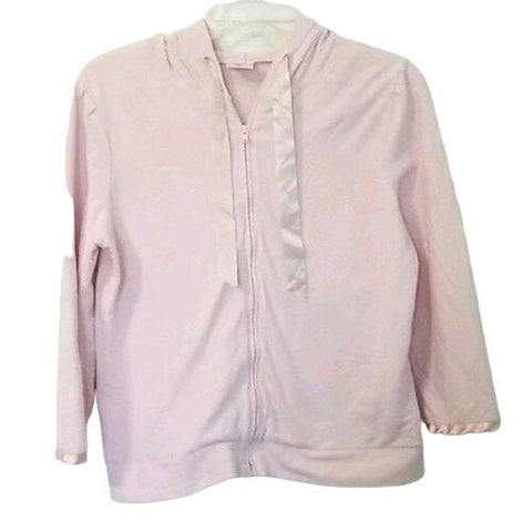 Motherhood Nursingwear Pullover Hoodie Cardigan Sz M Womens Pink