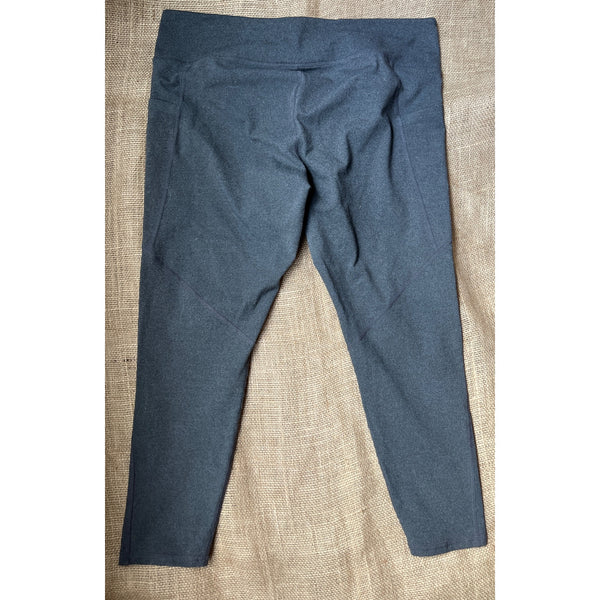 Member's Mark Mid Rise Active Leggings Sz X-Large Grey with 3 Pockets
