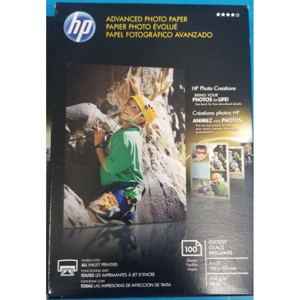 HP Advanced Photo Paper 4 × 6 Glossy 100