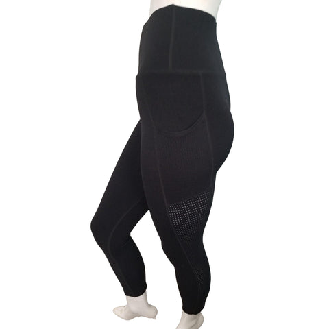 Fabletics Sculptknit Leggings Sz XS with Pockets Black Workout Pants