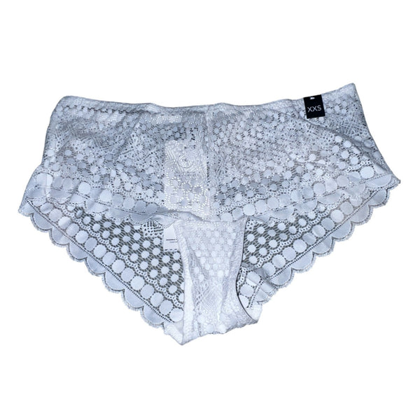 Etam Womens Lace Panty Set XXS 3-Pack Floral & Sheer Design Black Pink White