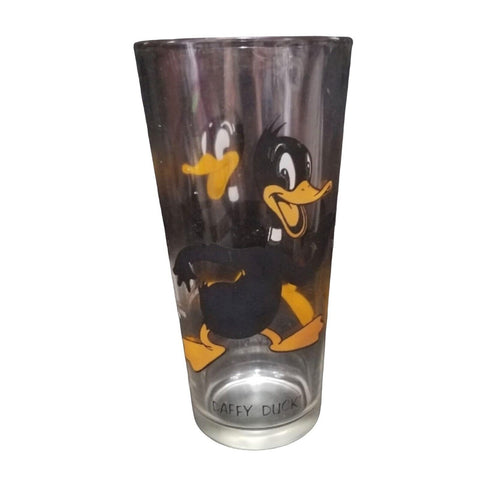Vintage 1973 Daffy Duck Drinking Glass Looney Tunes Pepsi Collector Series War