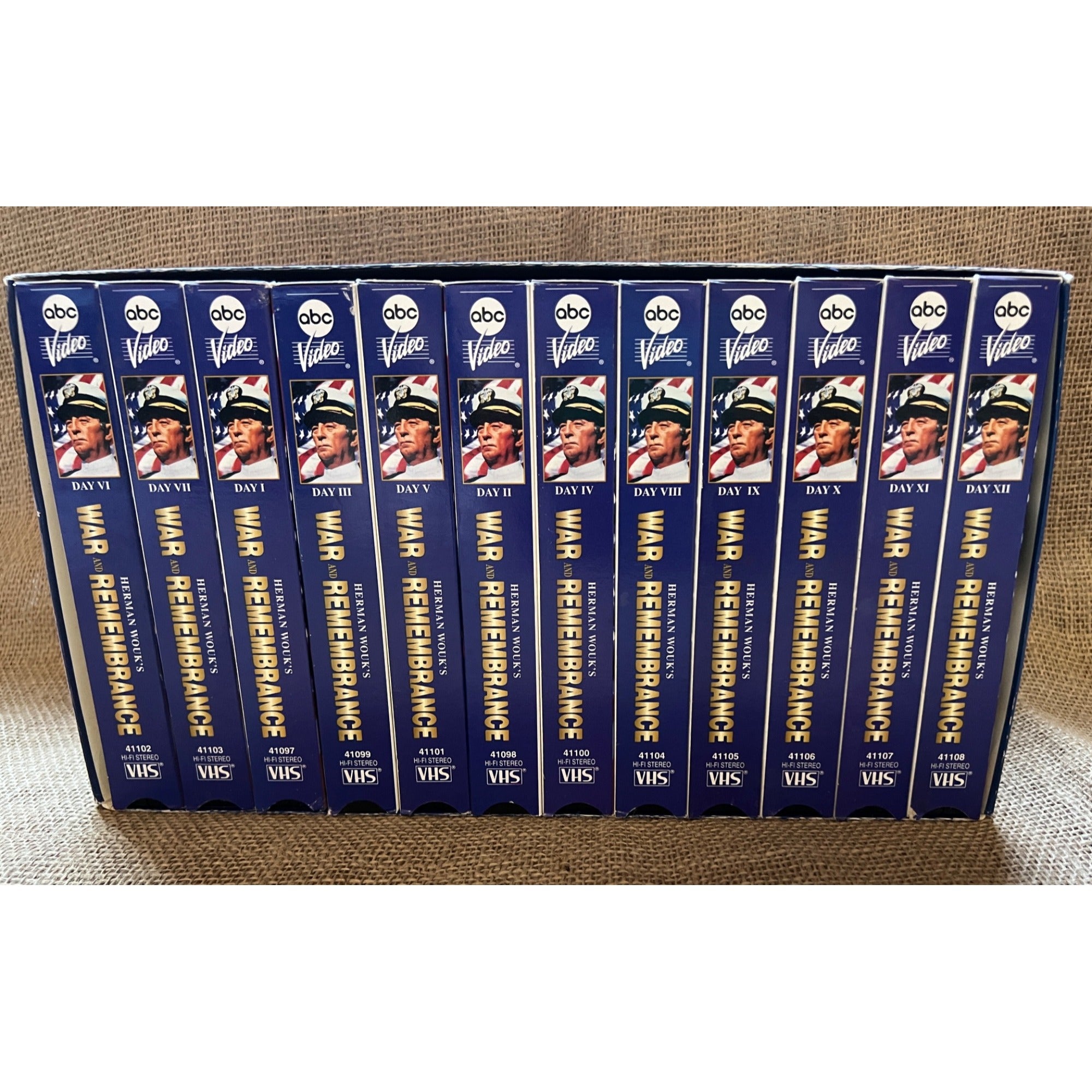 Herman Wouk's War & Remembrance 12 VHS Complete Miniseries Collection Set