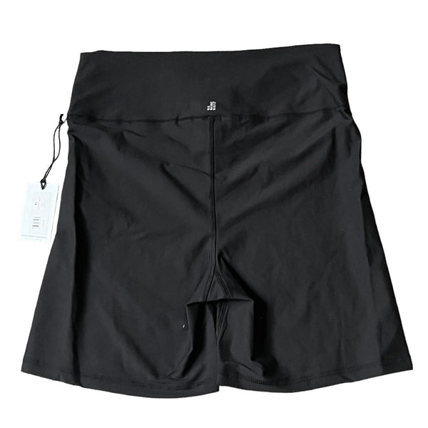 WeWoreWhat NWT Lace-Up Biker Shorts Sz XL Womens Black High Waisted Activewear