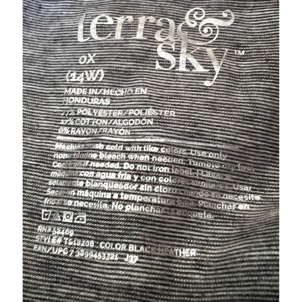 Terra & Sky Grey Hooded Cardigan Sz XL Drawstring Sports Cardigan