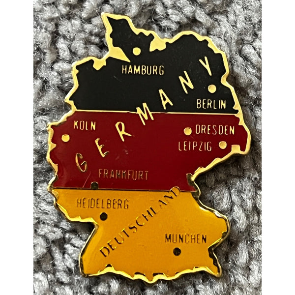 Germany Map Magnet 2" x 1" Wide World Travel Decor