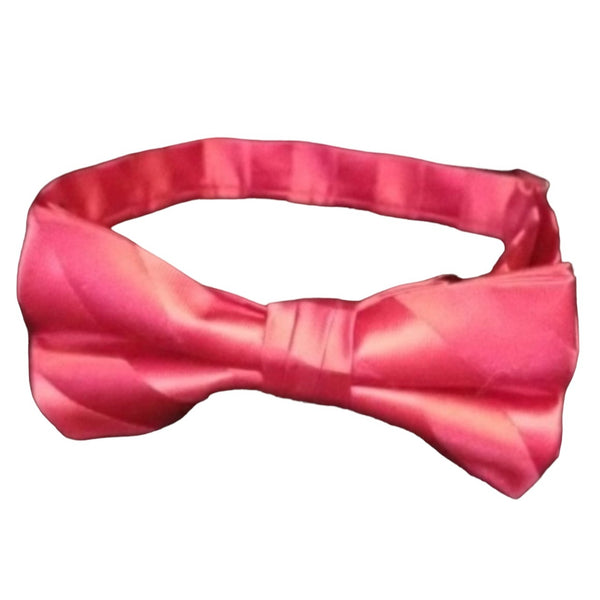 Stacy Adams Red Silky Men's Bow Tie for Formal Wear