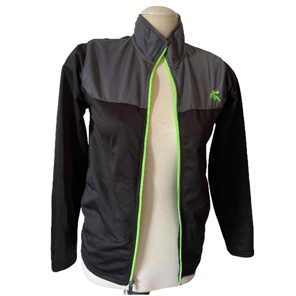AND1 Michael Jordan Boys Jacket Sz XL Black Grey Green w/ Pockets