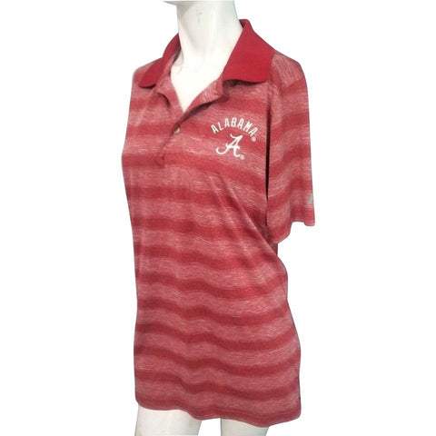 Alabama Crimson Tide Collared Polo Shirt Womens Sz S Short Sleeve Moisture Wicking
