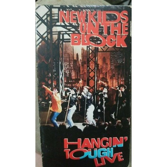 Vintage VHS: New Kids on the Block: Hangin' Tough Live [VHS] Eighties Concert Cassette Tape