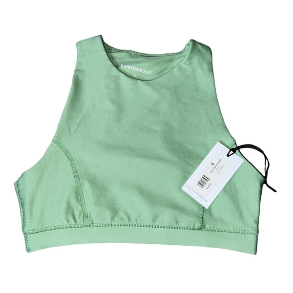 WeWoreWhat NWT Racerback Bra Sz Small Womens Fair Green Revolve Sports Bra