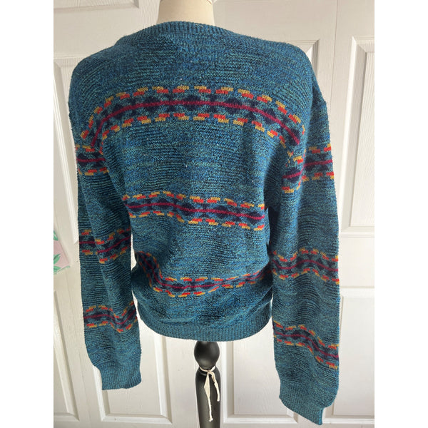 Vintage Reed St. James Blue Crew Neck Sweater Sz L mens Blue Long Sleeve Soft