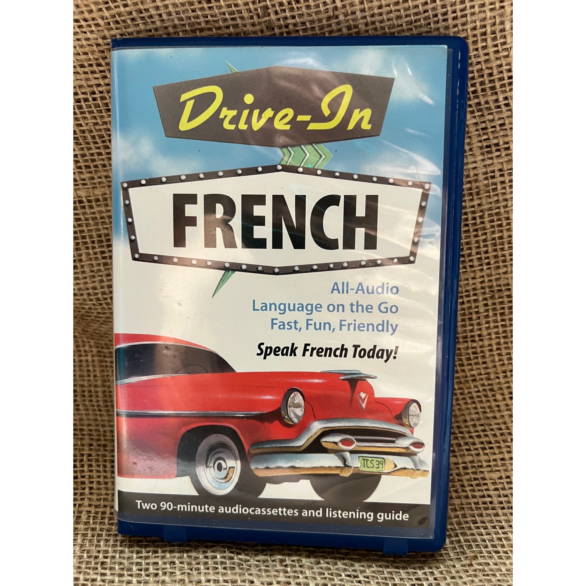 Drive In French Cassette Tapes All in One Language on the Go- Learn to Speak French