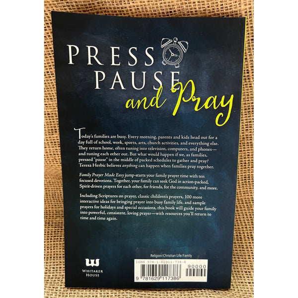 Family Prayer Made Easy by Teresa Herbic, Paperback Book, Christian