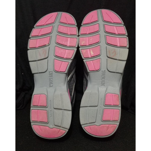 Wolverine Women's Sz 9.5 Safety Toe Shoe JetStream Carbonmax - W10678 Pink/Black