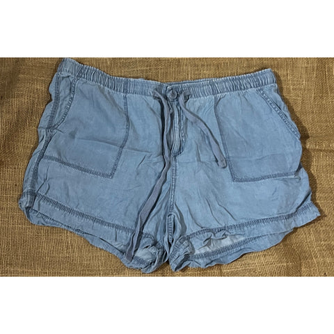 Stylus Womens Blue Shorts Sz Large Womens with Drawstring and Pockets