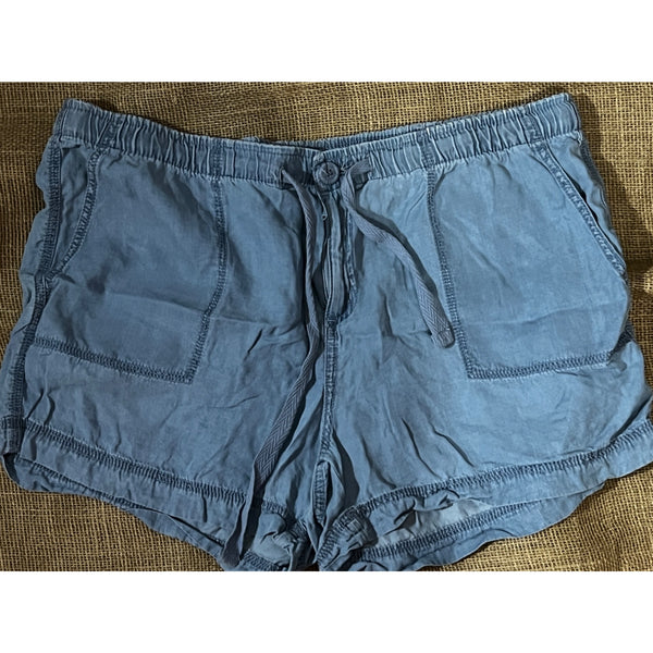 Stylus Womens Blue Shorts Sz Large Womens with Drawstring and Pockets