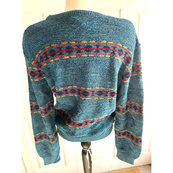 Vintage Reed St. James Blue Crew Neck Sweater Sz L mens Blue Long Sleeve Soft